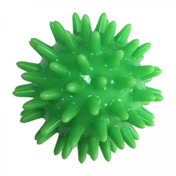 4xSpike Massage Ball Exercise Foot Massage Ball for Back Hand Palms Feet Soles Green