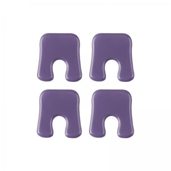 2x4x u shape Callus Pads Foot Callus Pads Waterproof for Rubbing On Shoes Purple