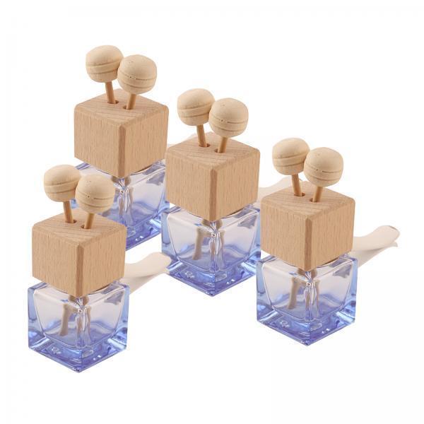4x4 Pieces Car Aromatherapy Diffuser Bottles Scent Odor Decor for Office Car Blue