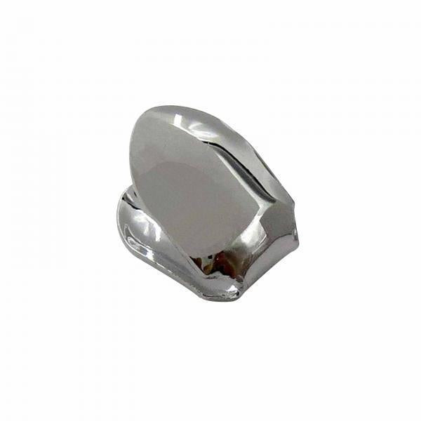 4xHip Hop Grills Single Teeth Caps for Halloween Costumes Fancy Dress Birthday Black