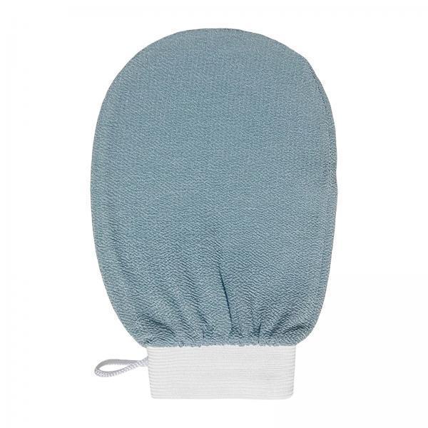 4xBath Glove Scrubbing Gloves Body Scrub Double Sided Gentle leg Body Neck Blue