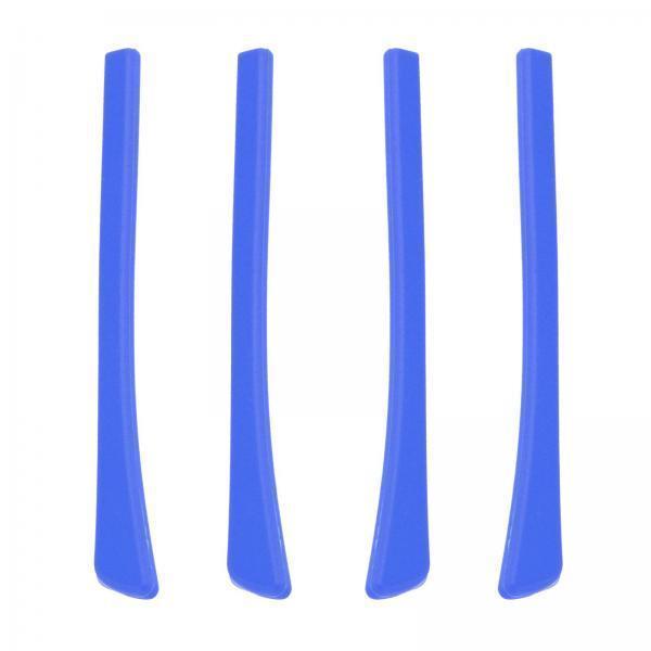 4x4Pieces Eyeglasses Glasses Earsocks Ear Tips Soft Silicone Easily Install Blue