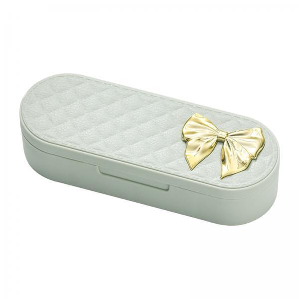3x4 Grids Portable Pill Organizers Daily Work Traveling Pill Cases Holder Green