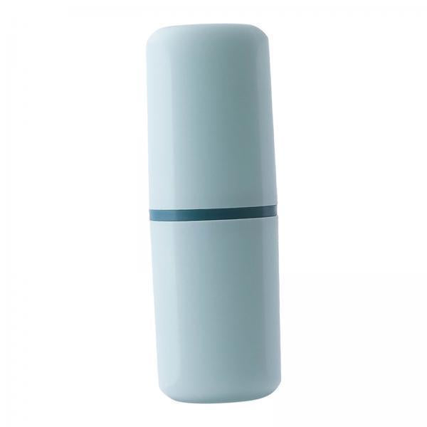 4xTravel Toothbrush Holder Toothbrush Cup Organizer Dustproof for Bathroom Blue