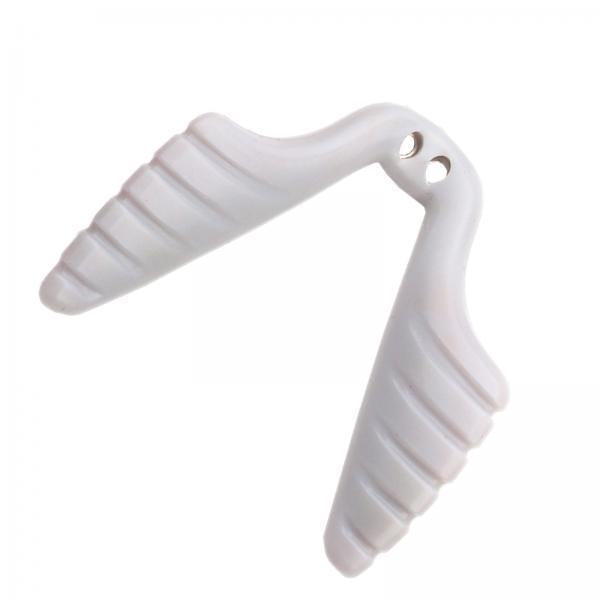 4xGlasses Nose Pad Screw in Nose Pad Anti Slip U Shaped Soft for Eye Glasses Gray