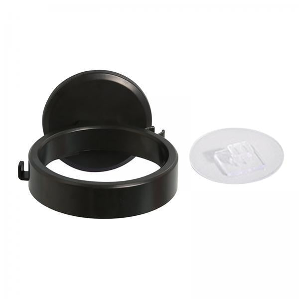 3xHair Dryer Holder ABS Plastic Wall Mount for Hair Salons Bedroom black