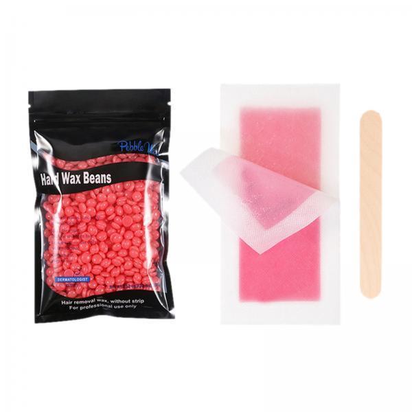 3xHard Wax Beads 100g Hair Wax Wax Beans No Strip Hair Removal Kit Pink
