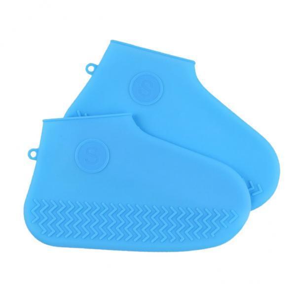 2xResuable Silicone Overshoes Rain Waterproof Shoe Covers Boot Protector M