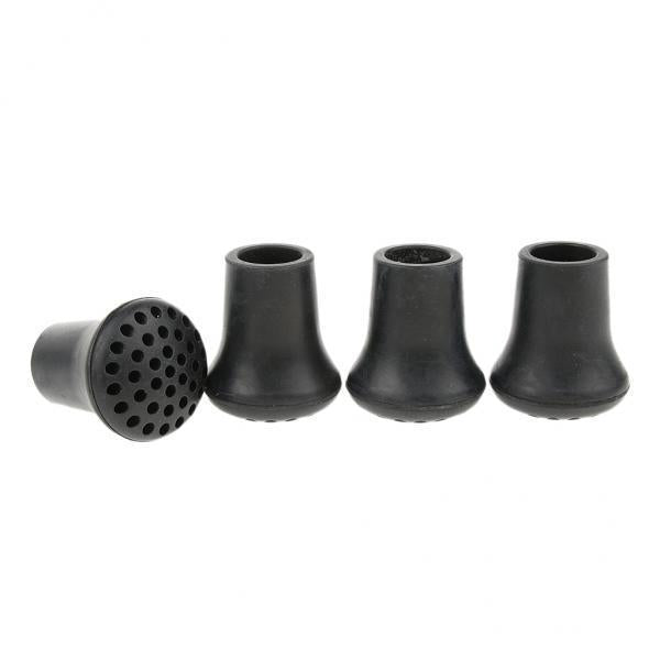 2x4 Pieces Rubber Hiking Trekking Pole Caps Walking Stick Tips Crutch Ferrules
