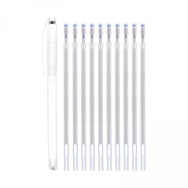 2x10x Heat Erasable Pen Refills Fabric Marking Pen Refills Crafts for Quilting White