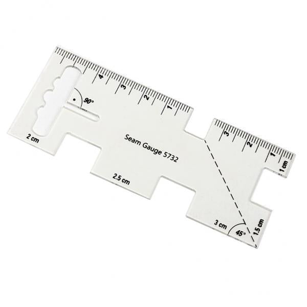 2xClear Acrylic Quilting Template DIY Sewing Cutting Drawing Ruler Tools