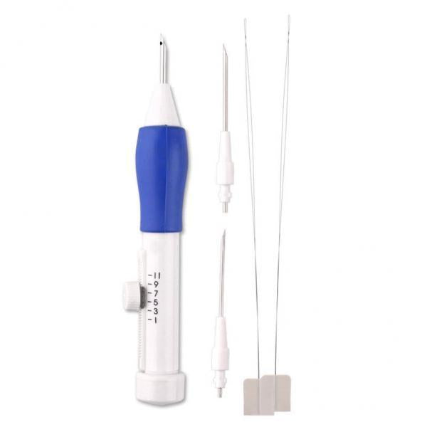 2xEmbroidery Needle Punch Set Pen Tool DIY Craft Stitching Sewing Kit Craft