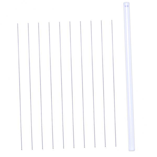 2x10 Pieces Beading Needle with Storage Bottle for DIY Crafts Jewelry Making