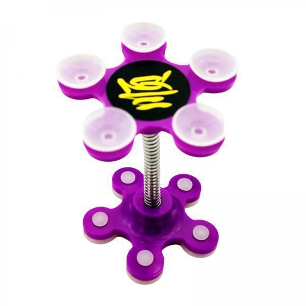 4xDesk Phone Holder Suction Cup Mount Smartphonestand for Home Bathroom Office Purple