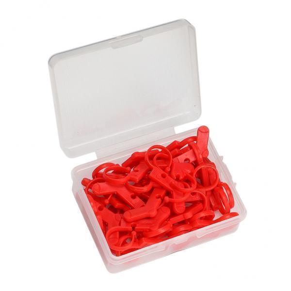 2x88pcs Knitting Stitch Counter Crochet Locking Stitch Markers with Case