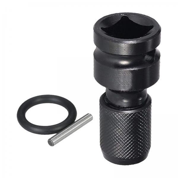 2xScrewdriver shanks Adapter 1/2 inch Square to 1/4 inch Socket for diy repairing