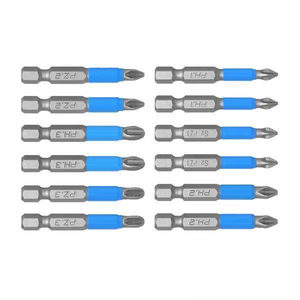 2xPrecision Screwdriver bits Magnetic Bits PH1 PH2 PH3 for Electric Drill 12pcs