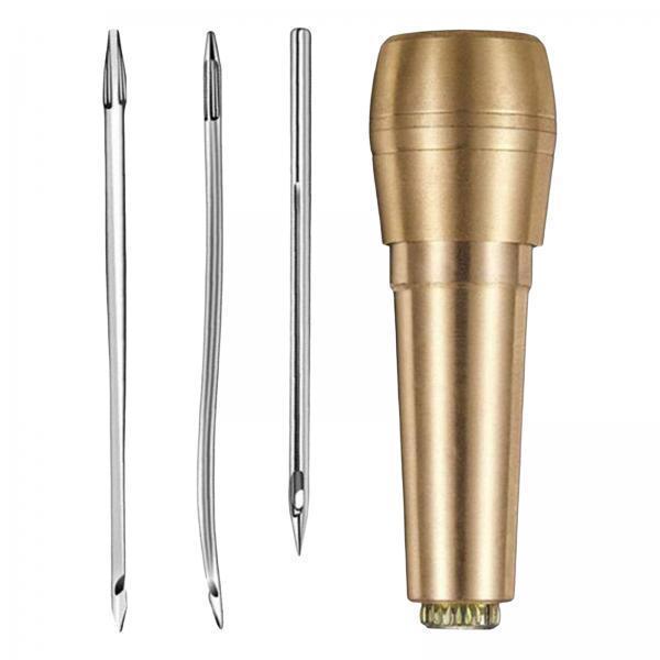 2xNeedle Kit Durable Repairing Tool Sewing Awl for DIY Sewing Heavy Fabric