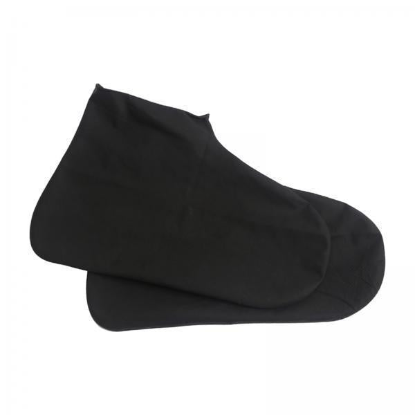 2xWaterproof Rubber Shoe Protectors Latex Shoe Covers for Cycling Garden Women Black Medium