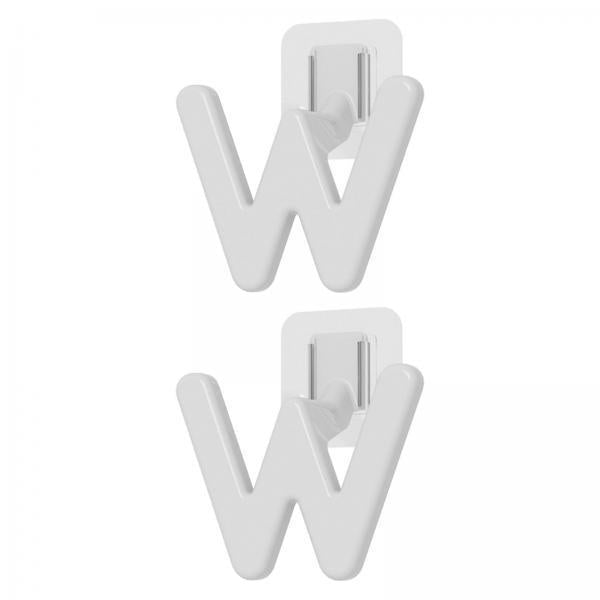 4x2Pcs Hanging Slipper Hanger Slipper Wall Holder for Bedroom Entryway Hallway gray
