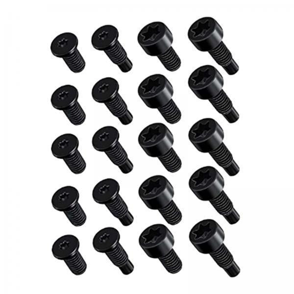 2xVideo Doorbell Security Screws Kit Replace Parts Sturdy Stylish Carbon Steel 20Pcs