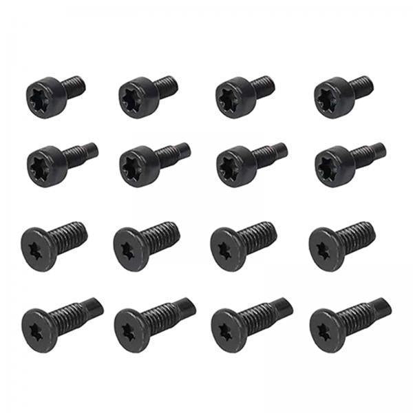 3xVideo Doorbell Security Screws Kit Replace Parts Sturdy Stylish Carbon Steel 16Pcs