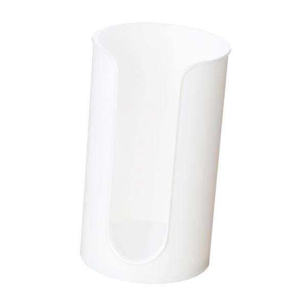 3xBathroom Cup Dispenser Rinsing Cups Organzier for Countertop Guest Room Home White