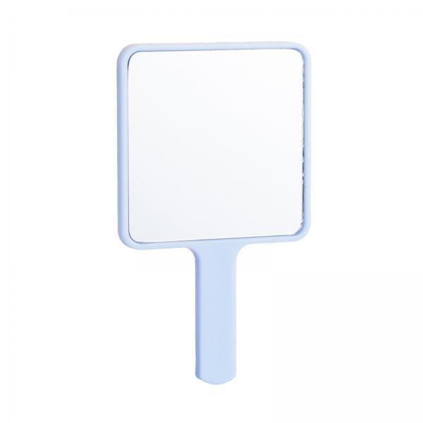 3xHandheld Mirror with Handle Small Makeup Mirror for Girlfriend Bedroom Girls Light Blue