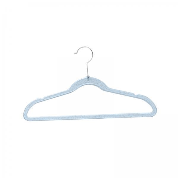 2xSuit Hanger Saving Non Slip Clear Acrylic Hanger for Ties Skirts Blue
