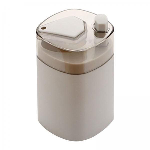 2xCompact Toothpick Holder Toothpick Storage Box Plastic for Home Hotel Office gray