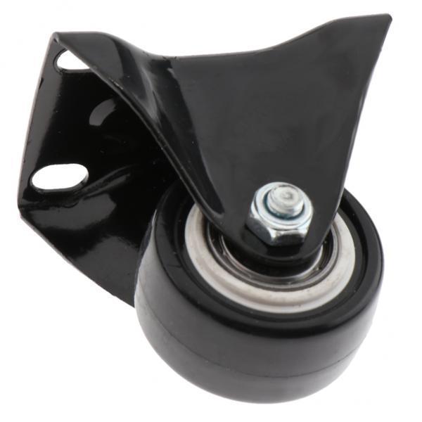 2xHeavy Duty Swivel Caster Wheel Double Ball Bearing Chair Wheel w/ Brake 01
