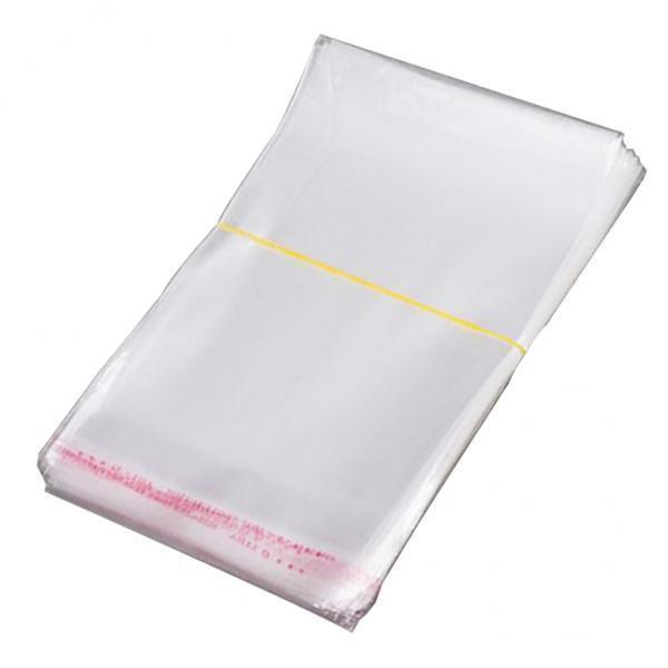 3x200pcs Transparent Opp Bag Plastic Bags Self Adhesive Seal 6x8cm Thicker