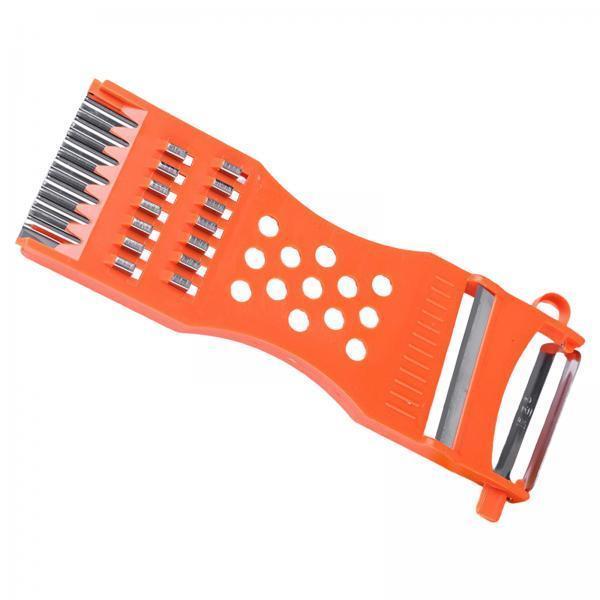 2xCabbage Grater Slicer Kitchen Tool Multifunction for Carrots Vegetable Fruit Red