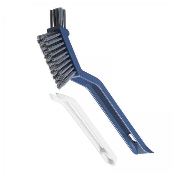 4xMultipurpose Crevice Brush Small Floor Brush for Home Bathroom Blue