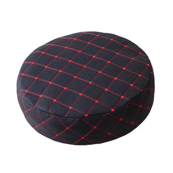 4xBar Stool Covers Round Chair Seat Cover Cushions Sleeve Protector Black
