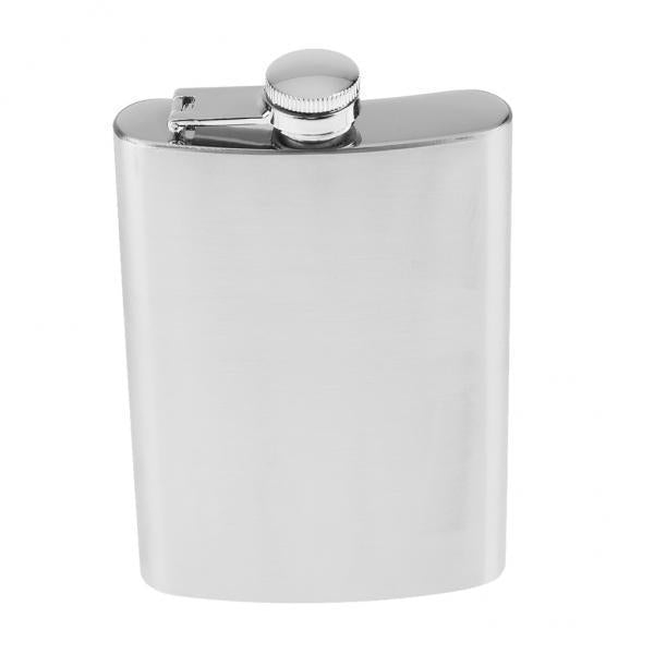 4xMini Pocket Hip Flask Flagon Stainless Steel Liquor Barware 10oz 280ml