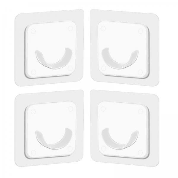 2xSelf Adhesive Shower Rod Holder Strong Hold Nail Free for Home Hotel Kitchen 4pcs
