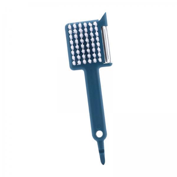 3x Fruit and Vegetable Brush Potato Scrubber for Vegetable Dark Blue