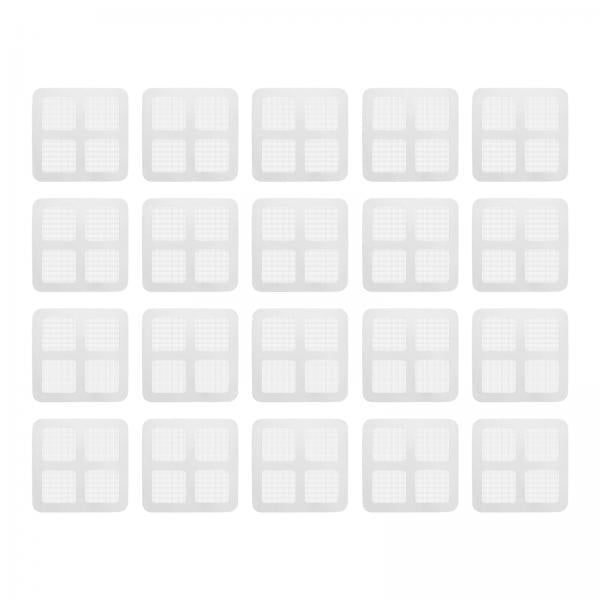 3xDisposable Shower Drain Catcher Floor Sink Strainer Filter Sticker for Sewer 20pcs
