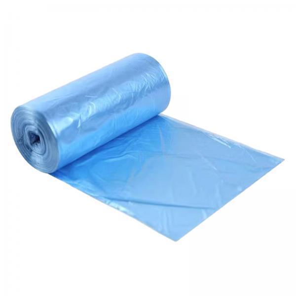 3xBathroom Trash Can Liners Garbage Bin Liners for Restaurant Outdoor Bathroom Blue