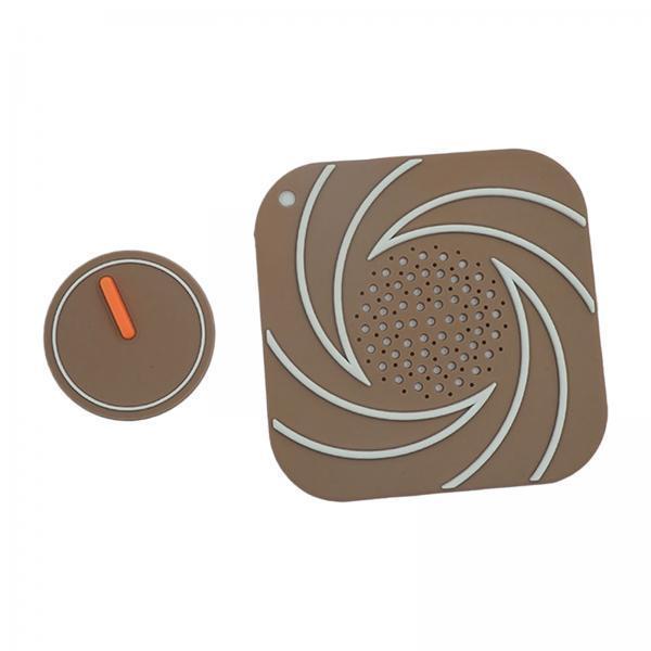 4xSewer Deodorant Floor Drain Pad Flexible Drain Plug for Laundry Kitchen Dorm Brown