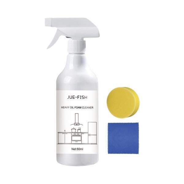 4xBubble Spray 60ml Bubble Foam for Faucets Kitchen Pot Bottom