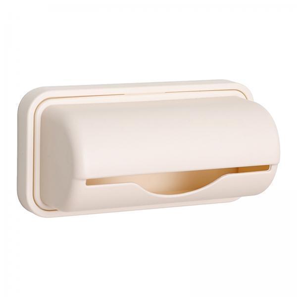 2xTrash Bag Holder Wall Mount Garbage Bag Holder for Kitchen Cabinet Household large apricot