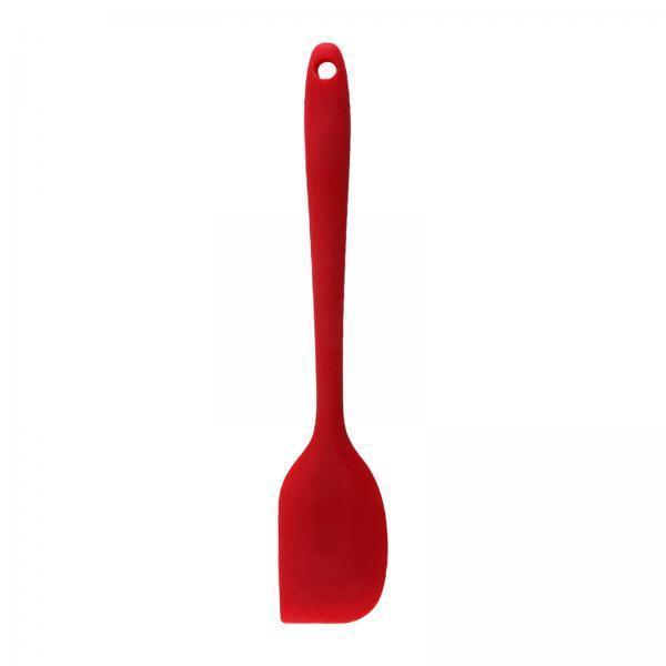 2xKitchen Silicone Spatula Durable Easily Clean Food Mixing Spatula for Baking Red