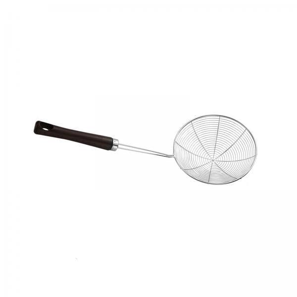 2xSkimmer Spoon with Handle Hot Pot Skimmer Spoon for Dumplings Noodles Frying 16cm