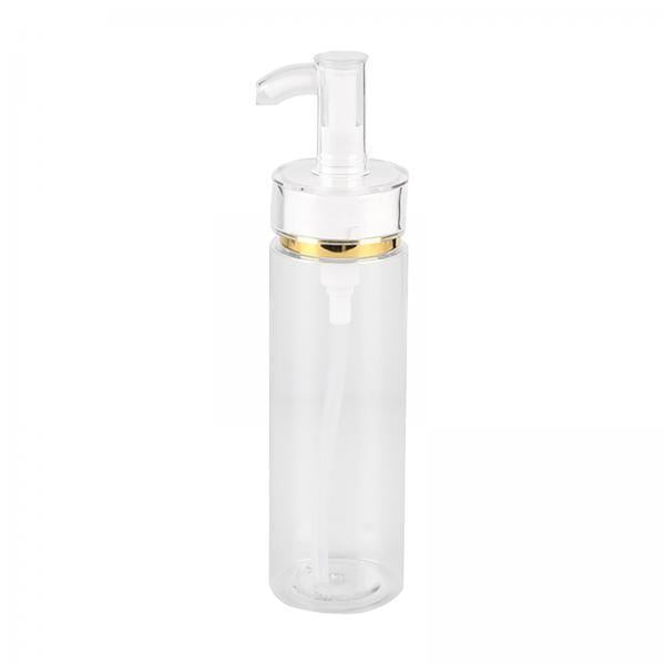 4x5oz Shampoo Bottles Transparent Travel Container for Bath Cream Washing Soap