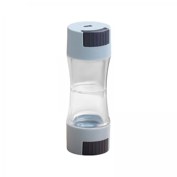 4xQuantitative Seasoning Bottle Salt Pepper Shaker for Kitchen Barbecue Pepper Blue