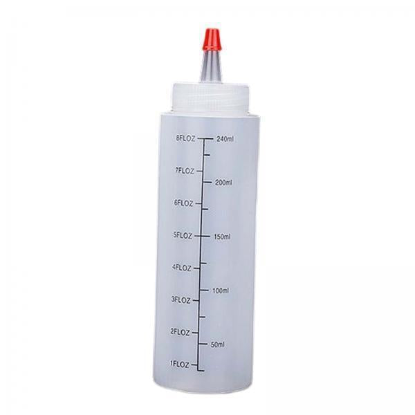 2xSalad Dressing Bottle Leakproof Ketchup Dispenser for home 240ml