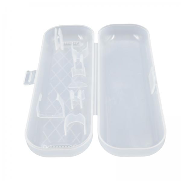 2xToothbrush Travel Case Protective Cover Compact Portable Holder for Bathroom Transparent