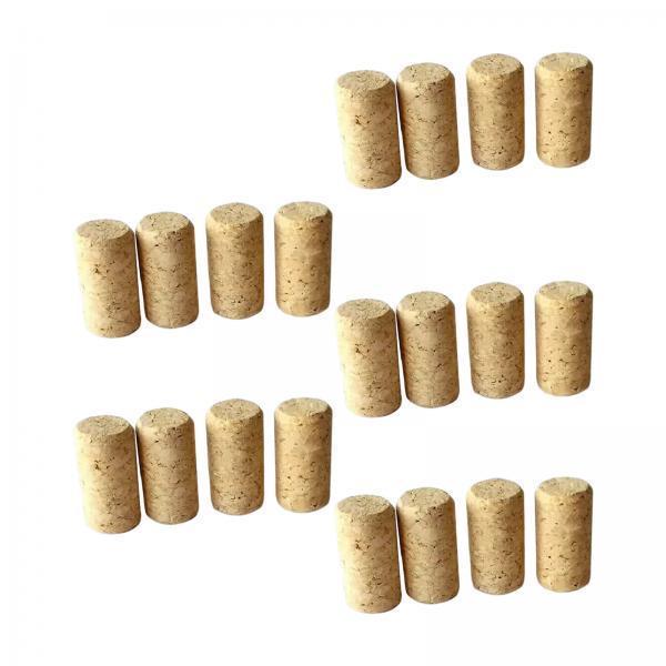 2x20 Pieces Wine Bottle Corks Stoppers Wine Making Art Projects for Bar Wedding No Pattern